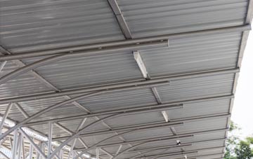 installing Row metal roofing