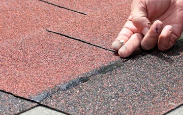 Row asphalt roof repairs