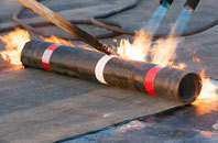 Row flat roof sealing